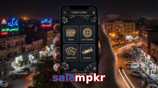 Main screen of Salampkr app page for PK players